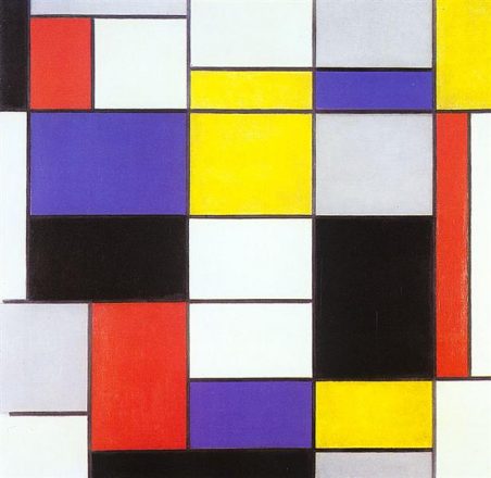 Composition A by Piet Mondrian (1923)